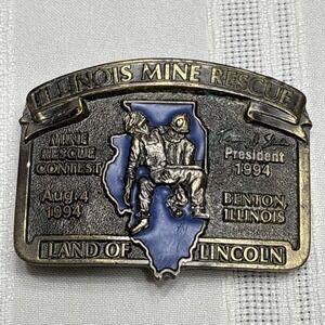 Belt Buckle - 1995 Illinois Mine Rescue